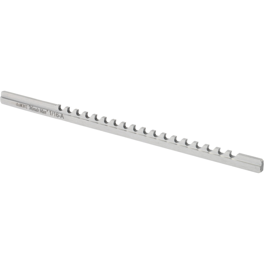 Dumont Minute Man Keyway Broach: Style A, High Speed Steel, 1/8" Wide - 22303