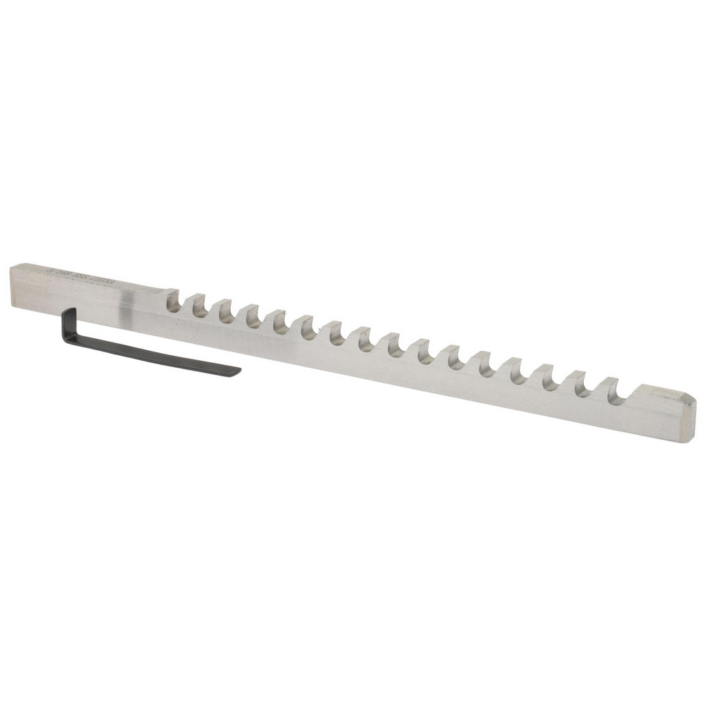 Value Collection 15 Piece, 1/8 to 1/4" Keyway Width, Style B & C Keyway Broach Set - 1395-0717