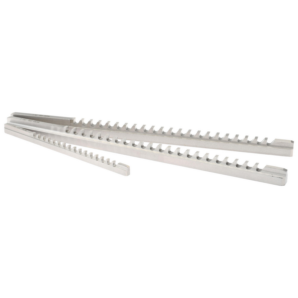 Value Collection 15 Piece, 1/8 to 1/4" Keyway Width, Style B & C Keyway Broach Set - 1395-0717