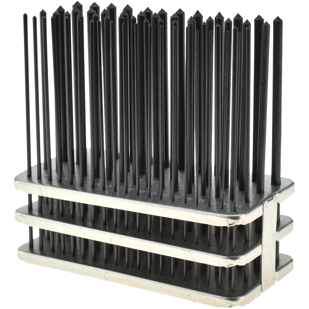 Dumont Minute Man 53 Piece, 1/8 to 3/4" Keyway Width, Style B, C, D & E Keyway Broach Set - 11136