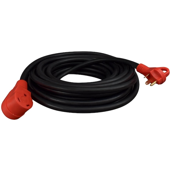 Valterra 30A EXTENSION CORD W/HDL, 50FT, RED, BOXED - A10-3050EH