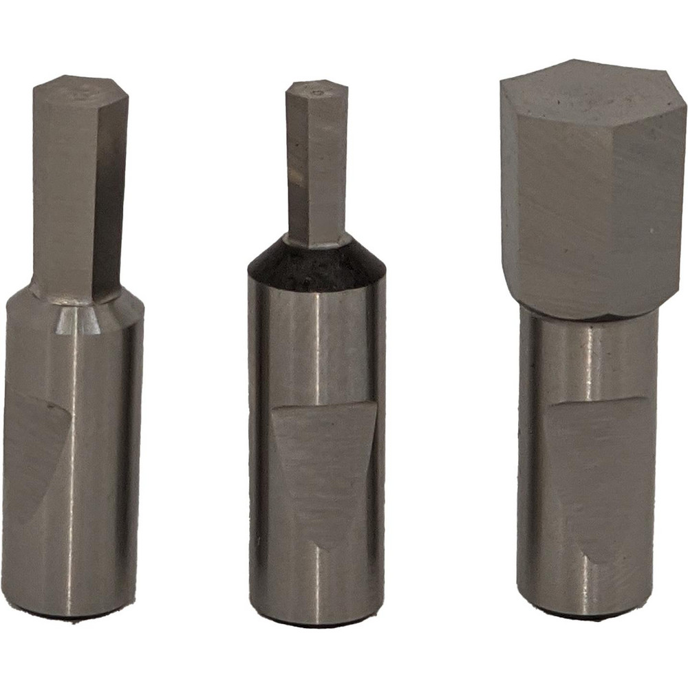 Somma Tool Co. Hexagon Broaches: 6.00, High-Speed Steel, Titanium Nitride, Coated - HXSW-6.0-TIN