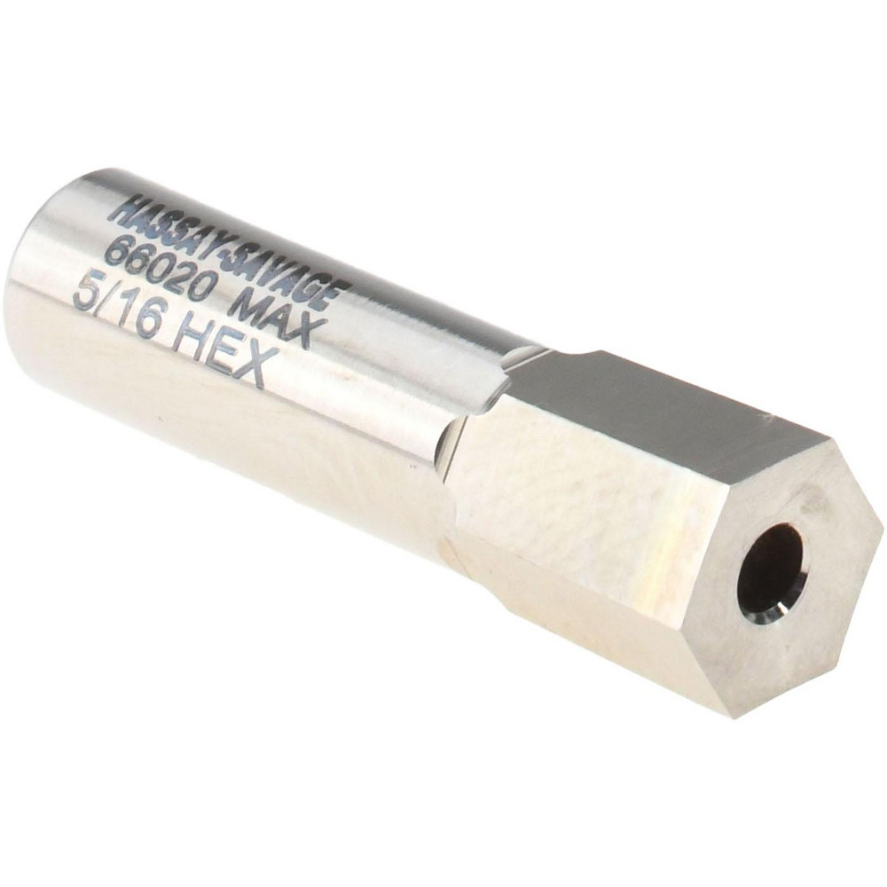 Hassay-Savage Rotary Broaches: Hexagon Broaches, 0.3125 in, 5/16, Hardened Proprietary Alloy, Uncoated - 66020-M