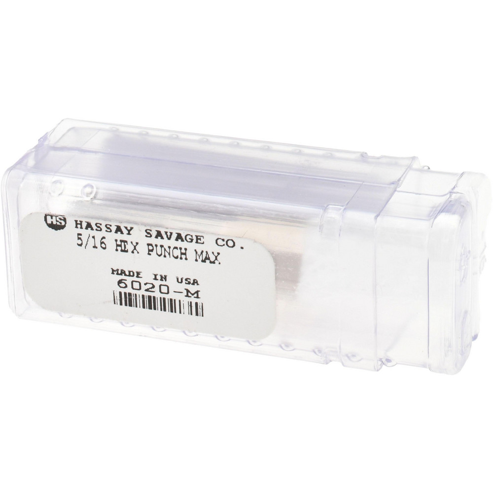 Hassay-Savage Rotary Broaches: Hexagon Broaches, 0.3125 in, 5/16, Hardened Proprietary Alloy, Uncoated - 66020-M