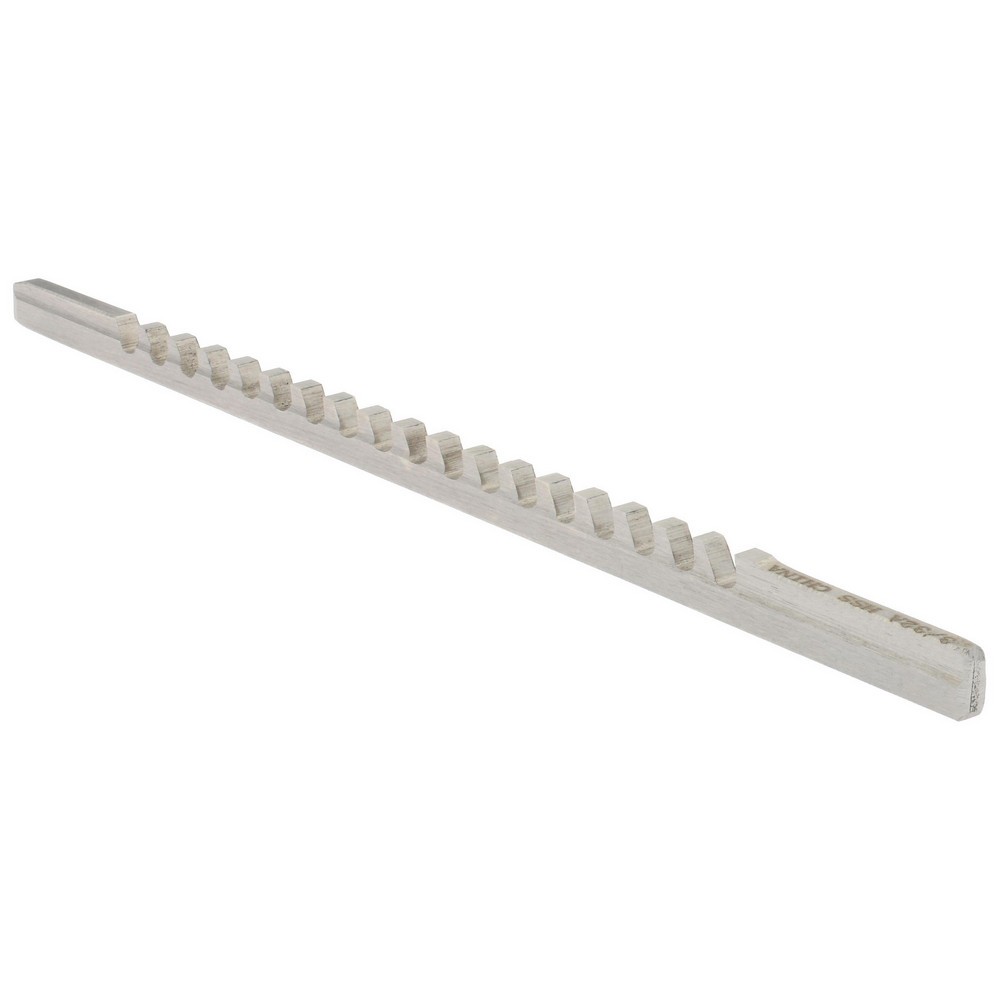 Value Collection Keyway Broach: Style A, High Speed Steel, 3/32" Wide - 395-1006