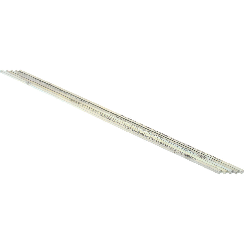 Value Collection Keyway Broach: Style A, High Speed Steel, 3/32" Wide - 395-1006
