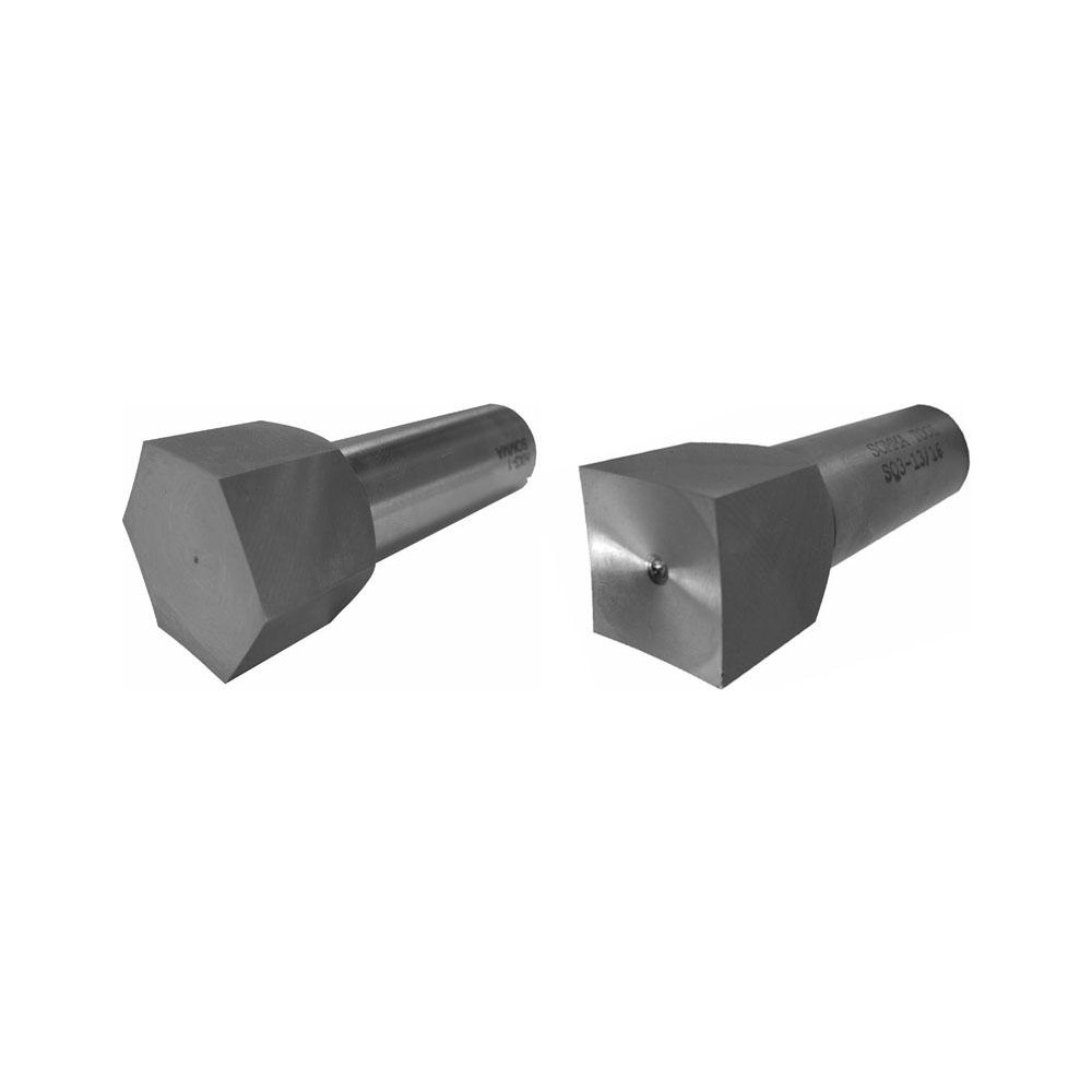 Somma Tool Co. Hexagon Broaches: 14.0, High-Speed Steel, Bright/Uncoated, Uncoated - HXHD-14.0-F