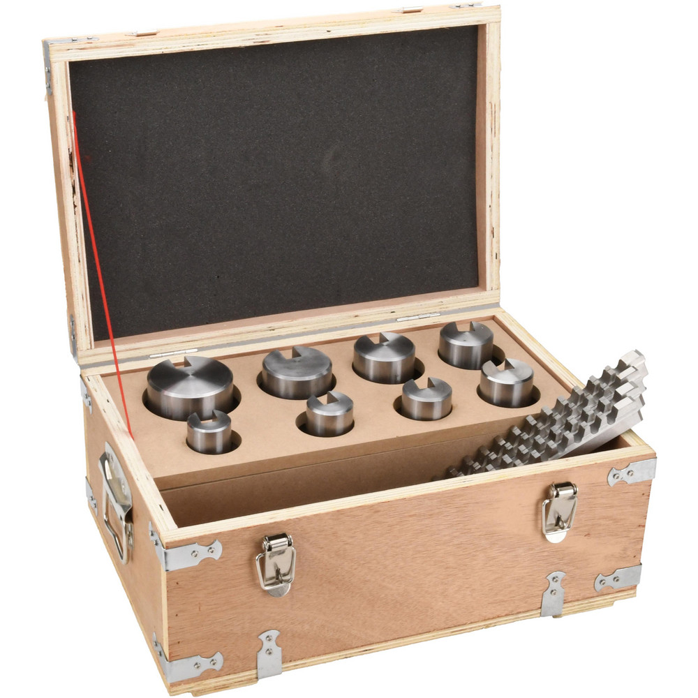 Value Collection 22 Piece, 5/16 to 1/2" Keyway Width, Style D Keyway Broach Set - 1395-0322