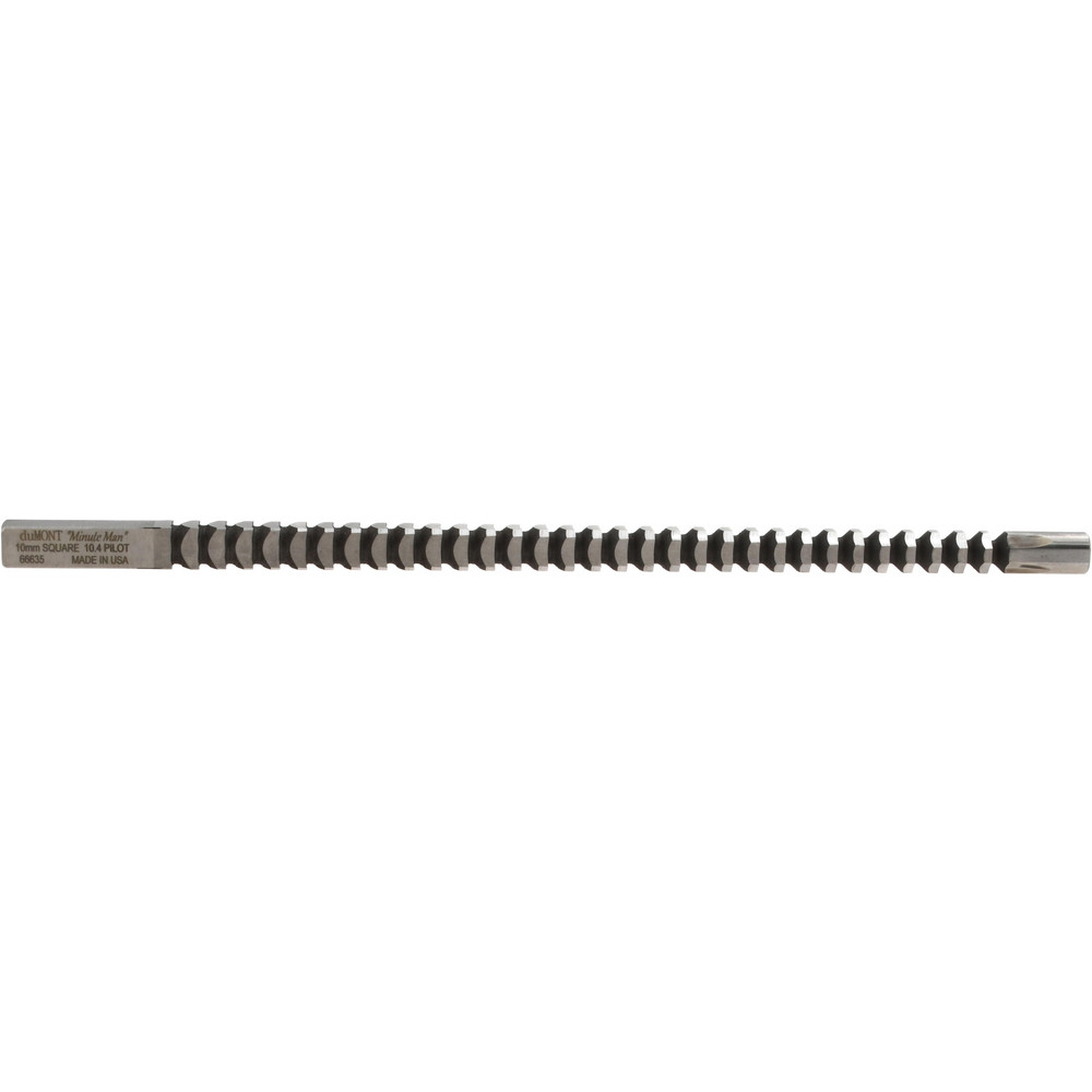 Dumont Minute Man 10mm x 10-1/4" Overall Length, 0.4094" Pilot Hole Dia, Square Broach - 66635