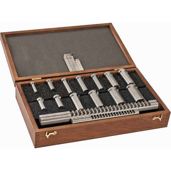 Value Collection 17 Piece, 5/8 to 3/4" Keyway Width, Style E Keyway Broach Set - 1395-0218