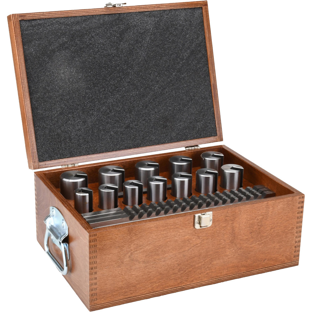 Value Collection 17 Piece, 5/8 to 3/4" Keyway Width, Style E Keyway Broach Set - 1395-0218