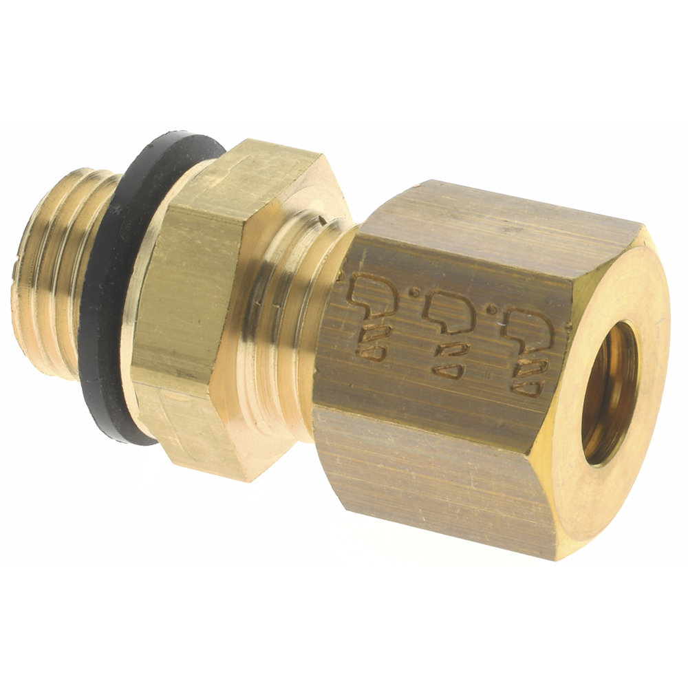 Legris Compression Tube Connector: 4 mm Tube OD, Compression x MBSPP - 0101 04 10
