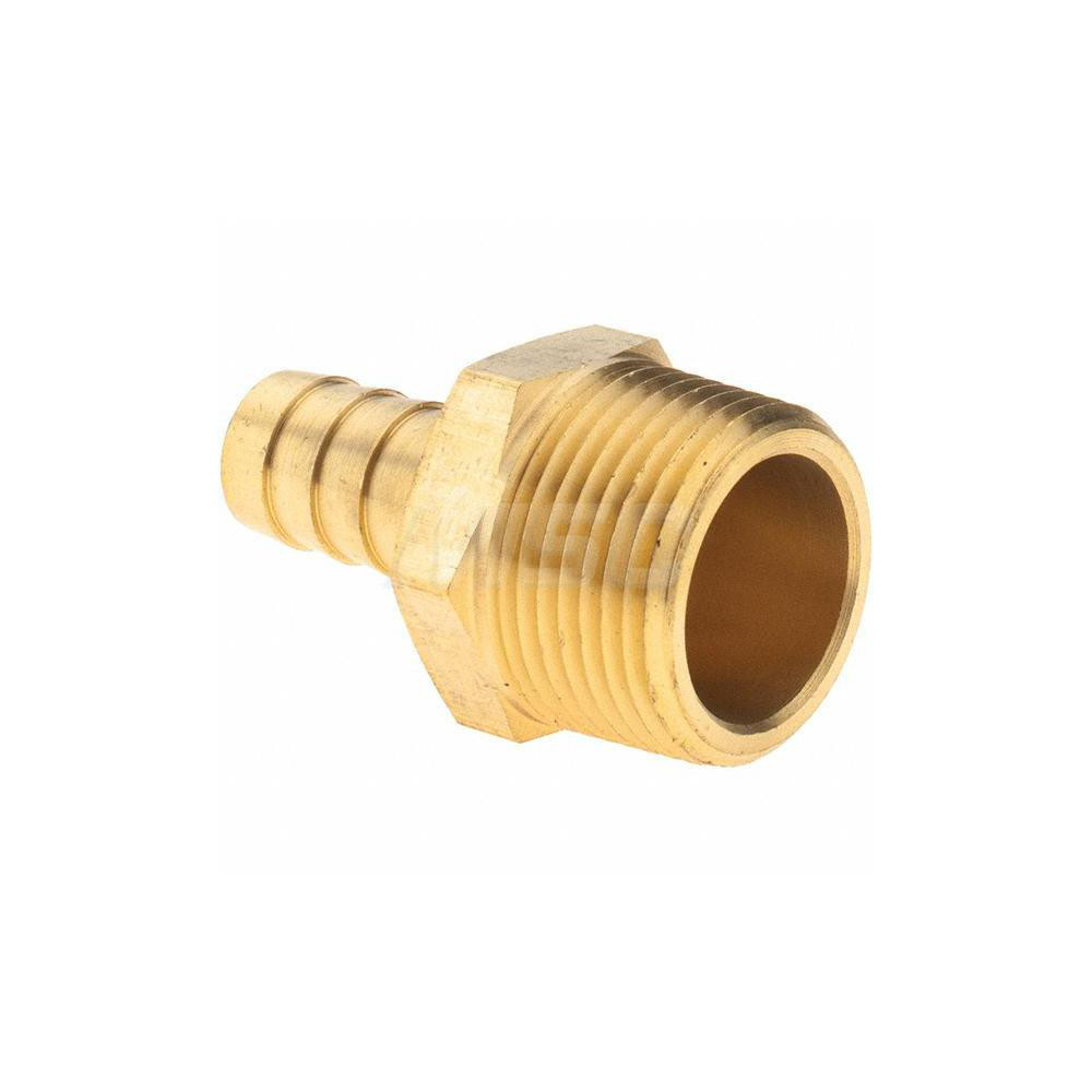 Value Collection Barbed Hose Fitting: 3/4" x 1/2" ID Hose, Male Connector - 2750005440