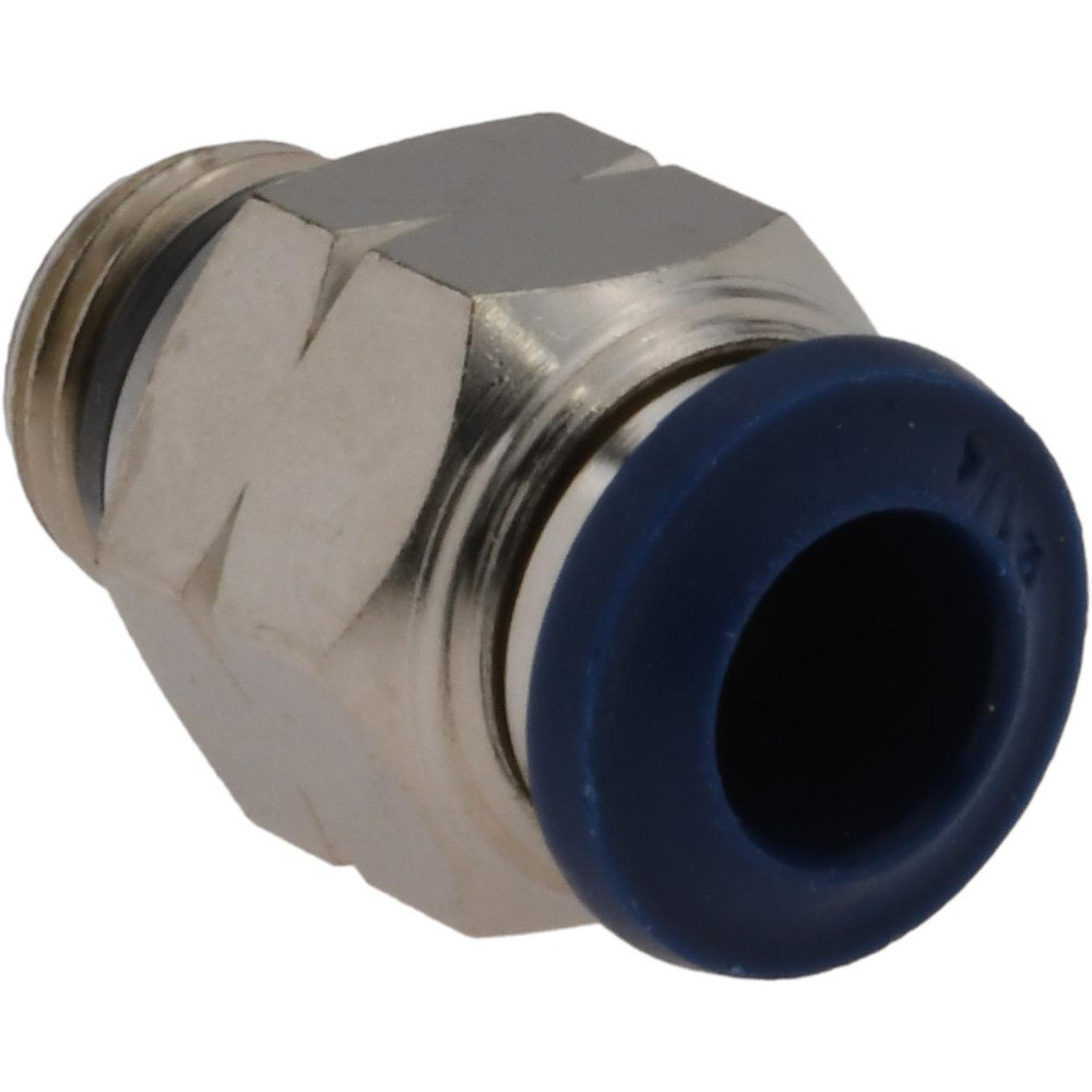 PRO-SOURCE Push-to-Connect Tube x Universal Thread Fitting: Straight & Male, 1/8 Thread, Universal, 1/4" OD - 2555514865PRO