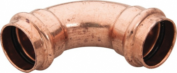 NIBCO Wrot Copper Pipe Adapter: 1" Fitting, P x M, Press Fitting, Lead Free - 9031350PC