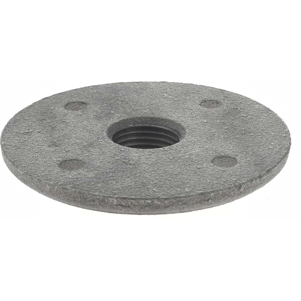 Anvil 1/2" Pipe, 3" OD, 5/8" Hub Length, Black Floor Pipe Flange - 0310105002