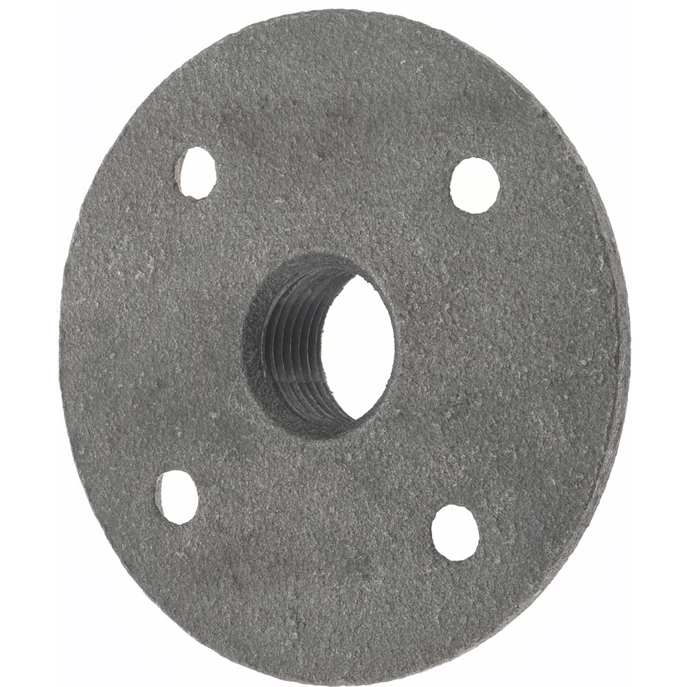 Anvil 1/2" Pipe, 3" OD, 5/8" Hub Length, Black Floor Pipe Flange - 0310105002