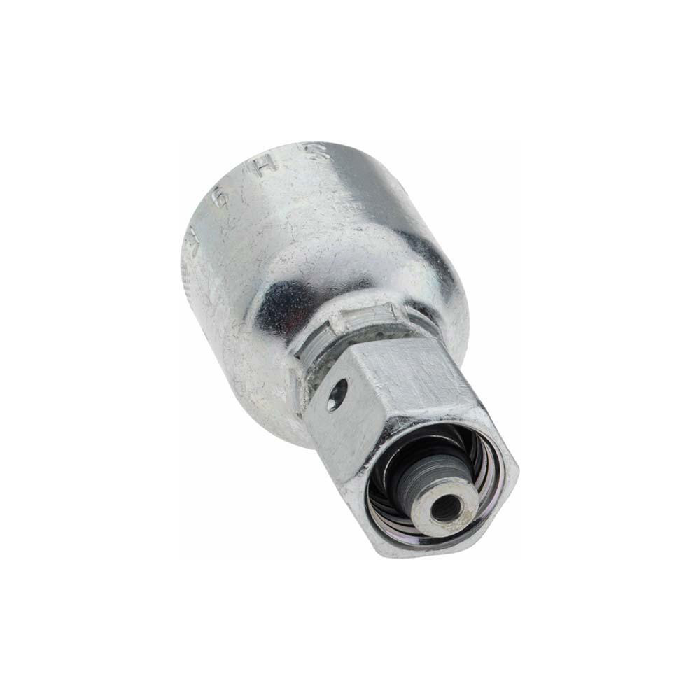 Parker Hydraulic Hose Swivel Fitting: 0.25" ID, 4 mm - PP-00285