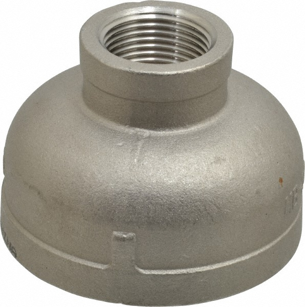 Merit Brass Pipe Reducer: 2 x 1", 316 Stainless Steel - K612-3216