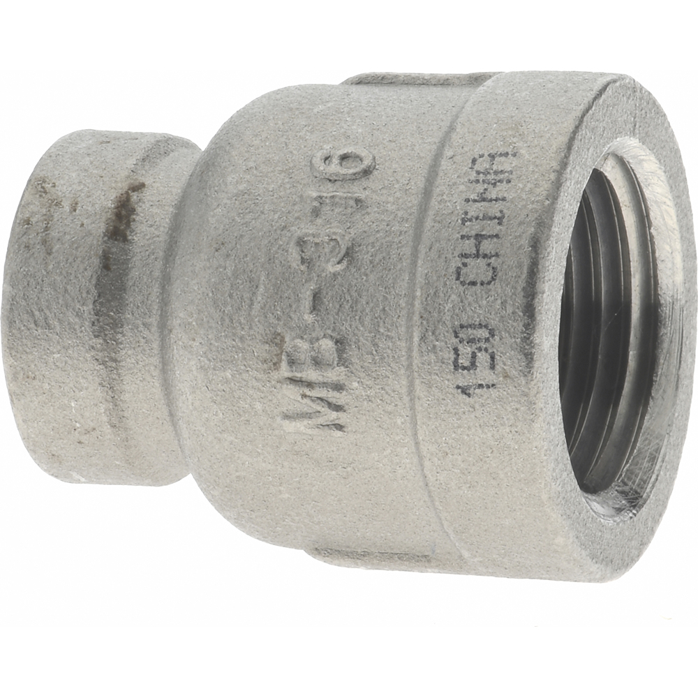 Merit Brass Pipe Reducer: 2 x 1", 316 Stainless Steel - K612-3216