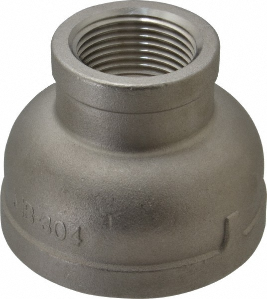 Merit Brass Pipe Reducer: 2 x 1", 316 Stainless Steel - K612-3216