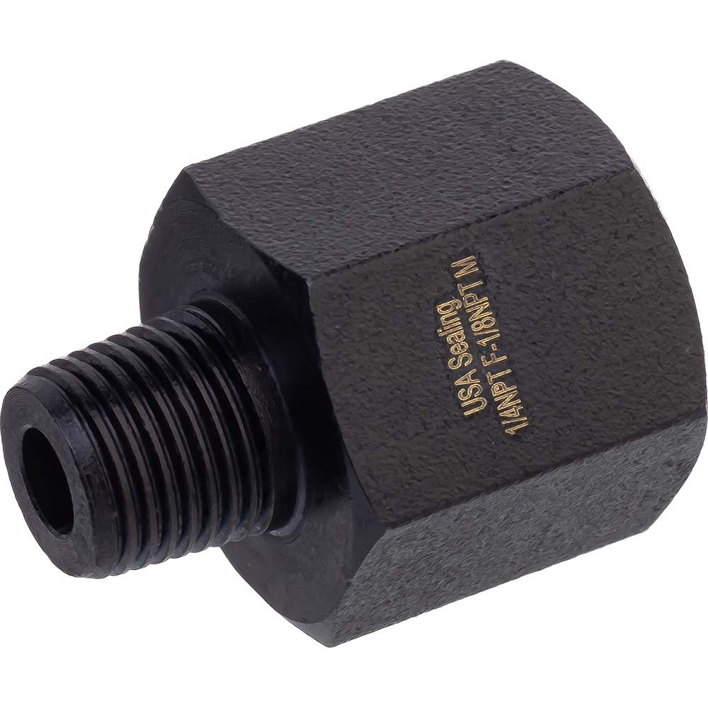 USA Industrials Pipe Reducing Adapter: 1/4 x 1/8", Stainless Steel - ZUSA-PF-9023