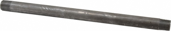 Value Collection Black Pipe Nipple: 3/8" Dia x 1-1/2" Long, Schedule 80 - MSCXNB03015