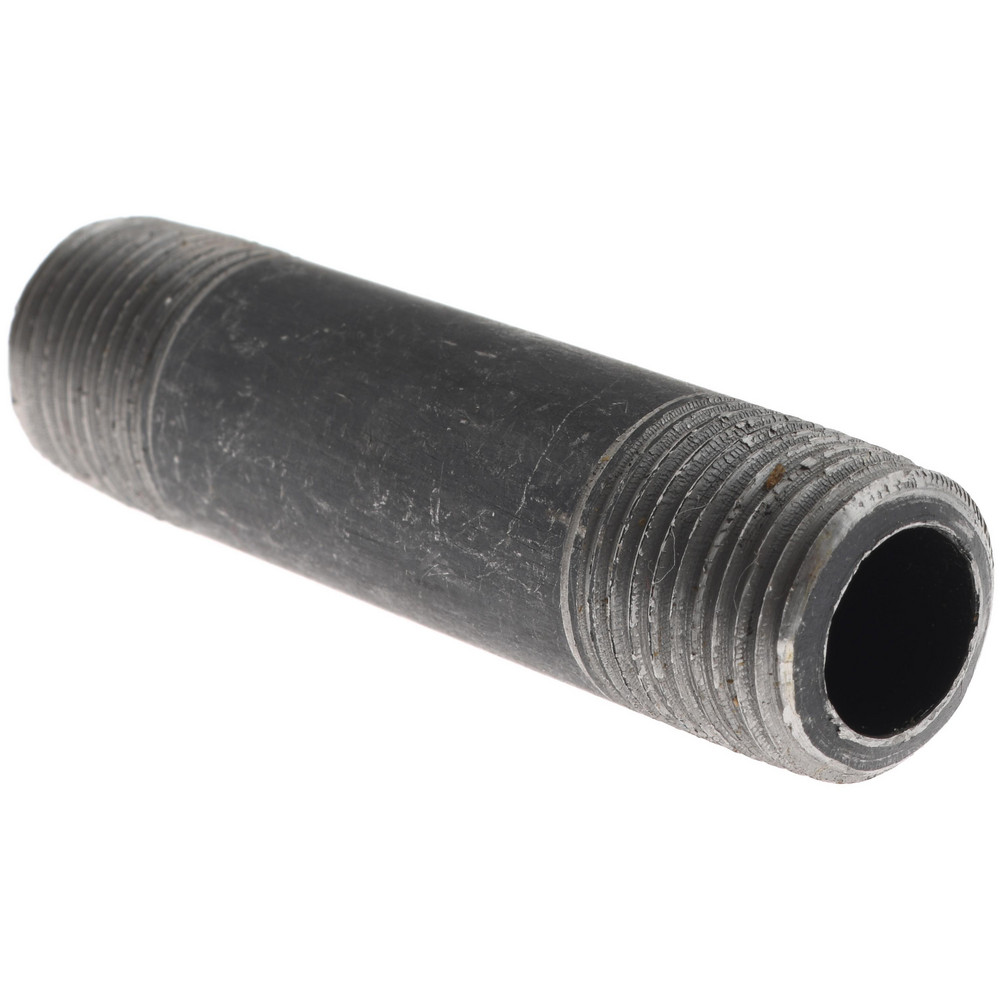 Value Collection Black Pipe Nipple: 3/8" Dia x 1-1/2" Long, Schedule 80 - MSCXNB03015
