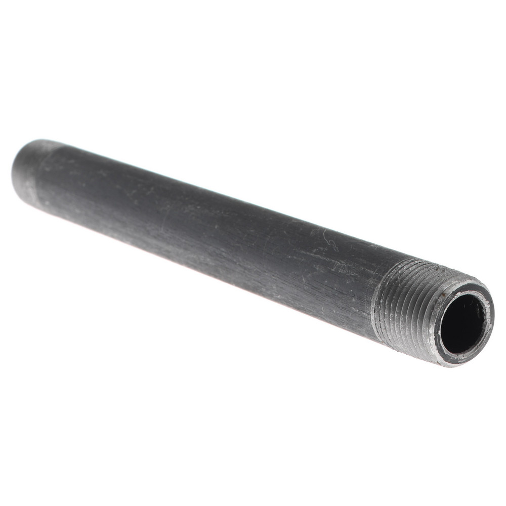 Value Collection Black Pipe Nipple: 3/8" Dia x 1-1/2" Long, Schedule 80 - MSCXNB03015