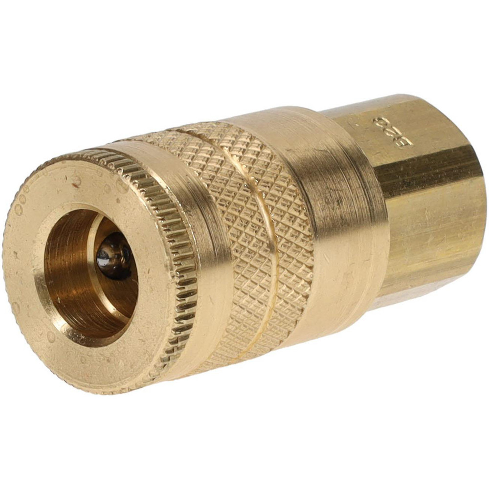 Parker Pneumatic Hose Coupling: 1/4-18, 1/4" Body Dia, Industrial Interchange - B23