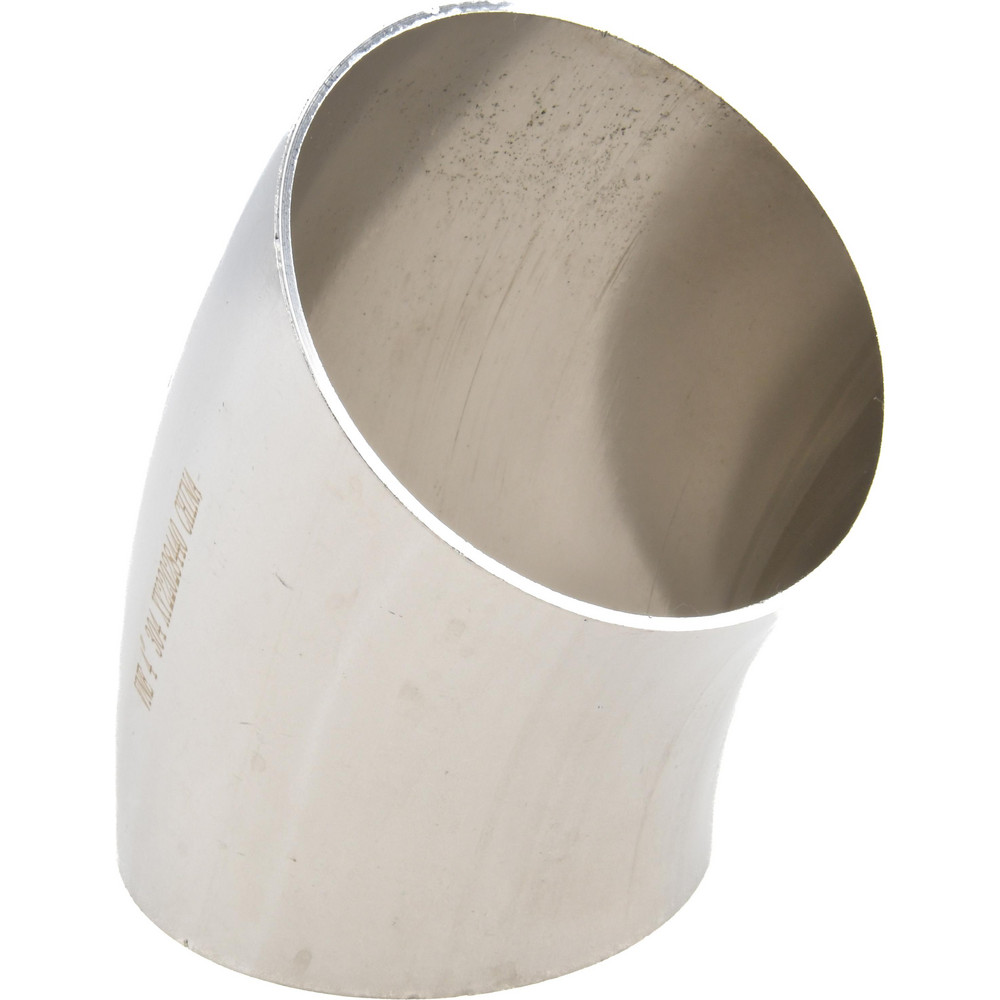 USA Industrials Sanitary Stainless Steel Pipe 90 ° Short Elbow, 2-1/2", Butt Weld Connection - ZUSA-STF-BW-14