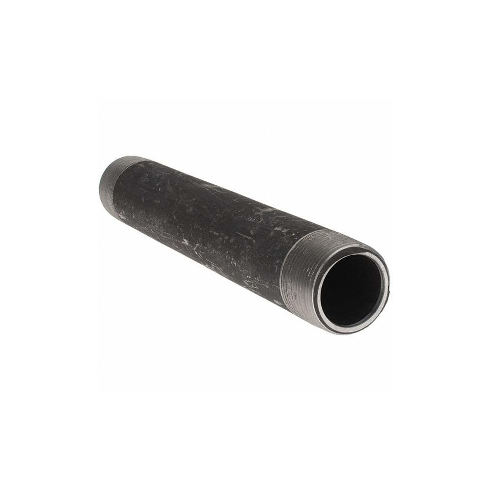 Value Collection Black Pipe Nipple: 1-1/4" Dia x 10" Long, Schedule 80 - BD--13688-8