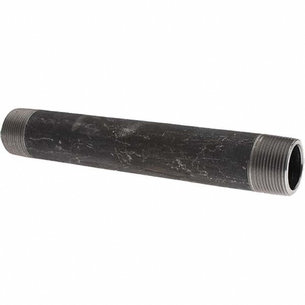 Value Collection Black Pipe Nipple: 1-1/4" Dia x 10" Long, Schedule 80 - BD--13688-8