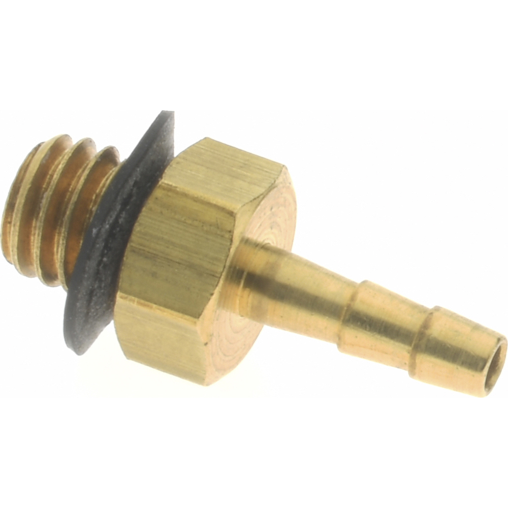 Parker Barbed Tube Male Connector: Multiple Barbs, 1/8-27 - 28-5/32-2