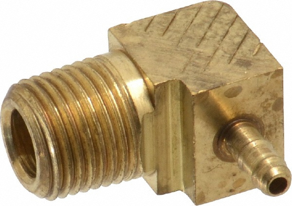 Parker Barbed Tube Male Connector: Multiple Barbs, 1/8-27 - 28-5/32-2