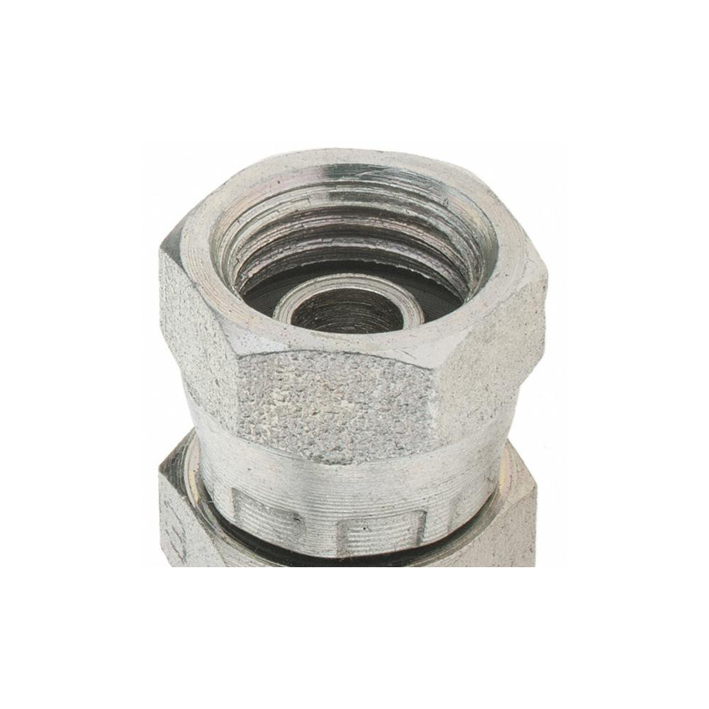 Brennan Industrial Pipe Straight Swivel Adapter: 1/4-18 Female Thread, 1/4-18 Male Thread, FNPSM x MNPTF - 10346