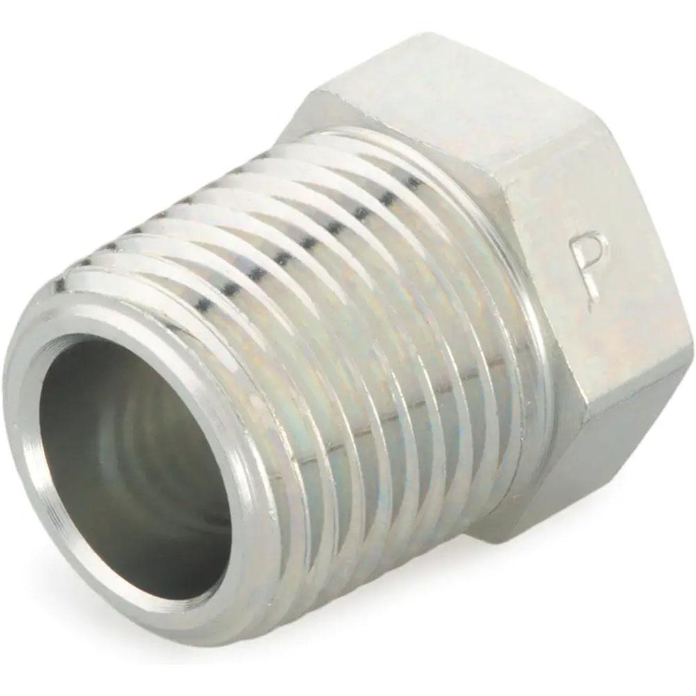 Parker Industrial Pipe Bushing: 1/8" Female Thread, 1/4" Male Thread, MNPTF x FNPTF - BDKP79105