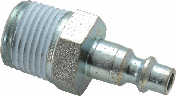 CEJN Pneumatic Hose Coupling: 1/2" Thread, 1/4" Body Dia, Industrial Interchange - 10 310 5455