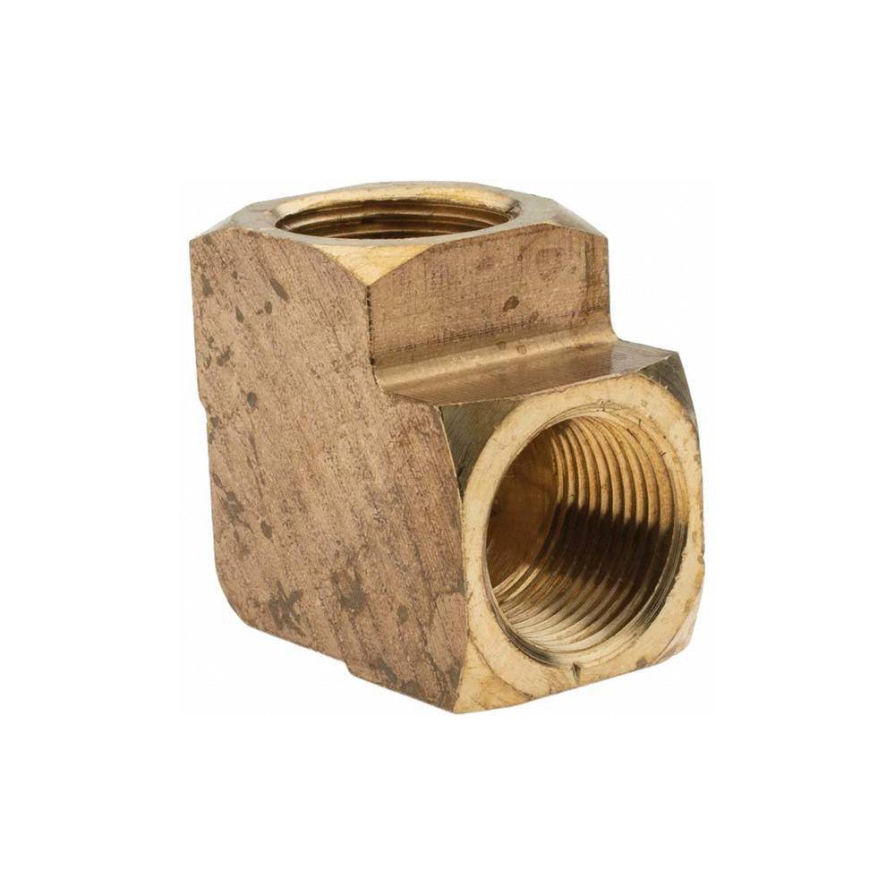 Value Collection Brass Pipe 90 ° Elbow: 3/4 x 3/4" Fitting, FNPT x FNPT - -10845-1
