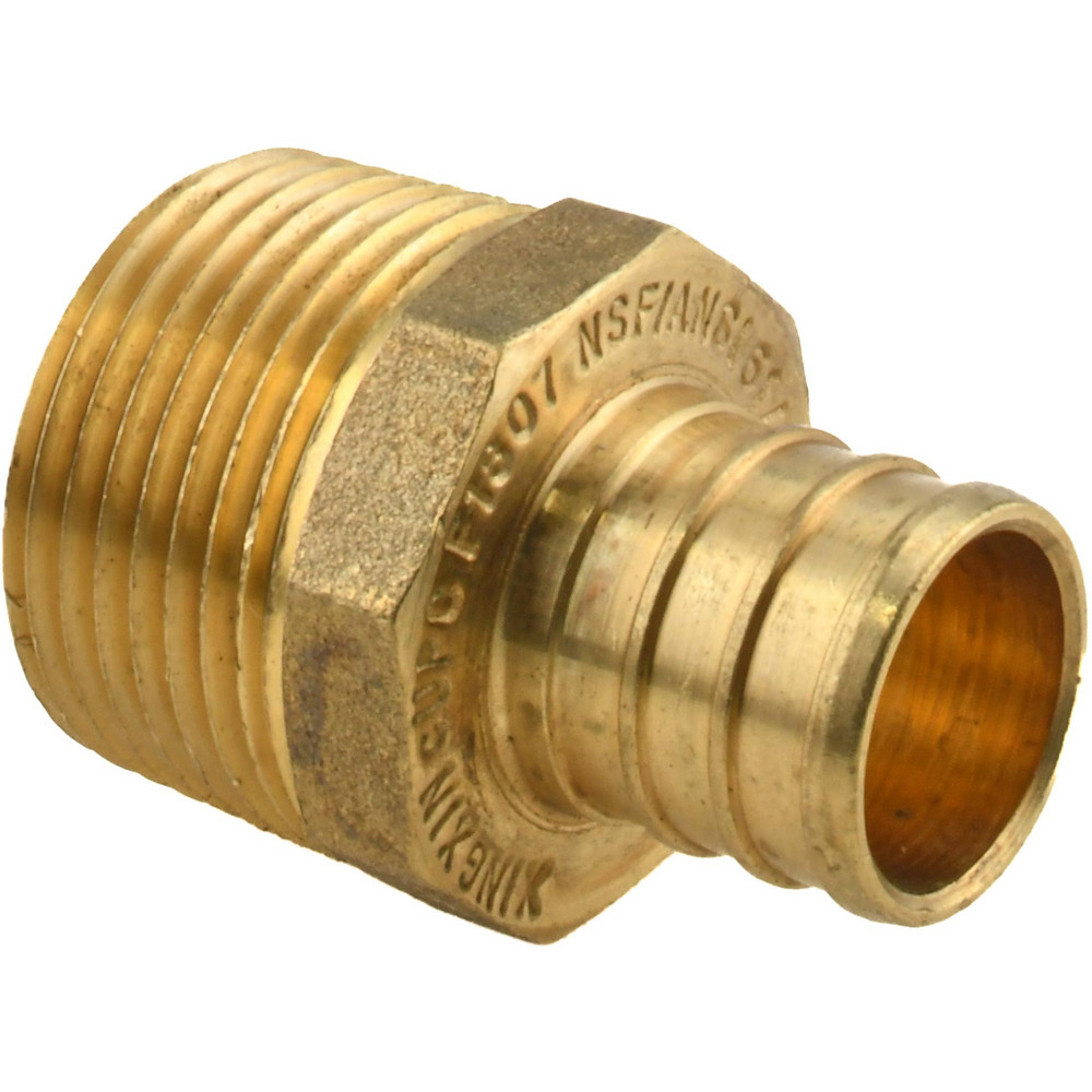 Value Collection Brass Pipe 90 ° Elbow: 3/4 x 3/4" Fitting, FNPT x FNPT - -10845-1