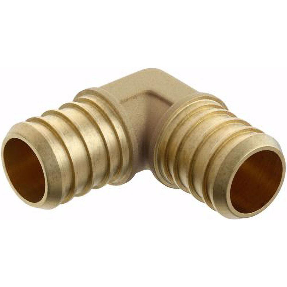 Value Collection Brass Pipe 90 ° Elbow: 3/4 x 3/4" Fitting, FNPT x FNPT - -10845-1