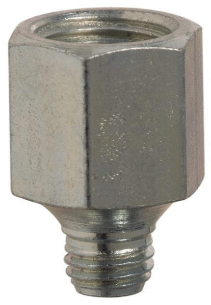 Norgren Push-to-Connect Tube x Metric Thread Fitting: 90 deg Swivel Elbow Adapter, M5x0.8 Thread, 6.00 mm OD - 102470605