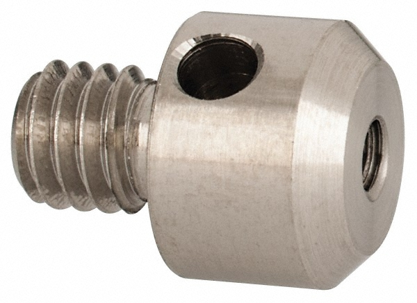 Norgren Push-to-Connect Tube x Metric Thread Fitting: 90 deg Swivel Elbow Adapter, M5x0.8 Thread, 6.00 mm OD - 102470605