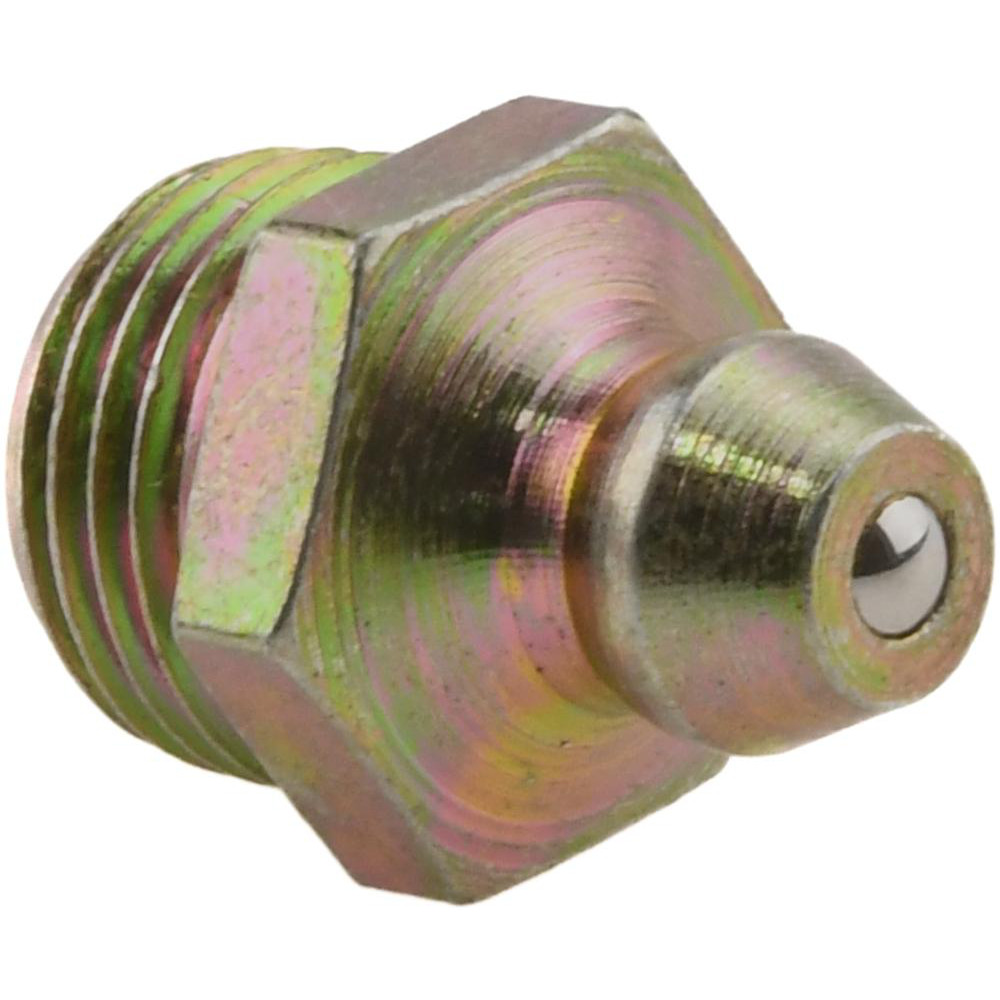 Norgren Push-to-Connect Tube x Metric Thread Fitting: 90 deg Swivel Elbow Adapter, M5x0.8 Thread, 6.00 mm OD - 102470605