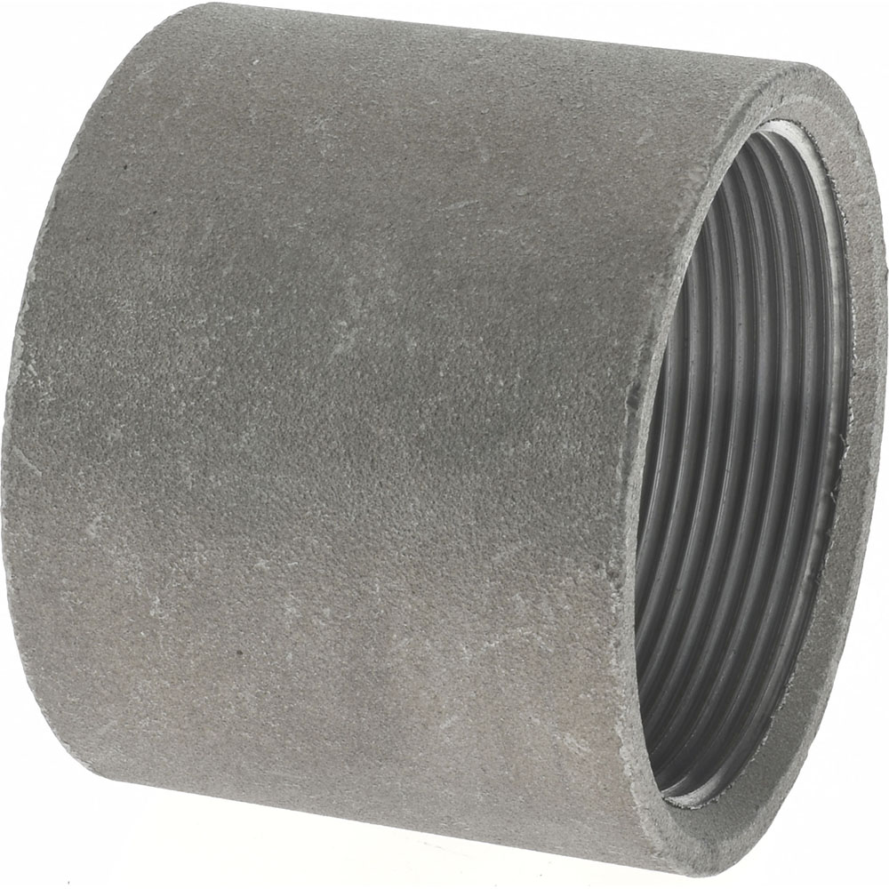 Anvil Black Pipe Fittings: Union, 2", Threaded, Malleable Iron - 0312822760