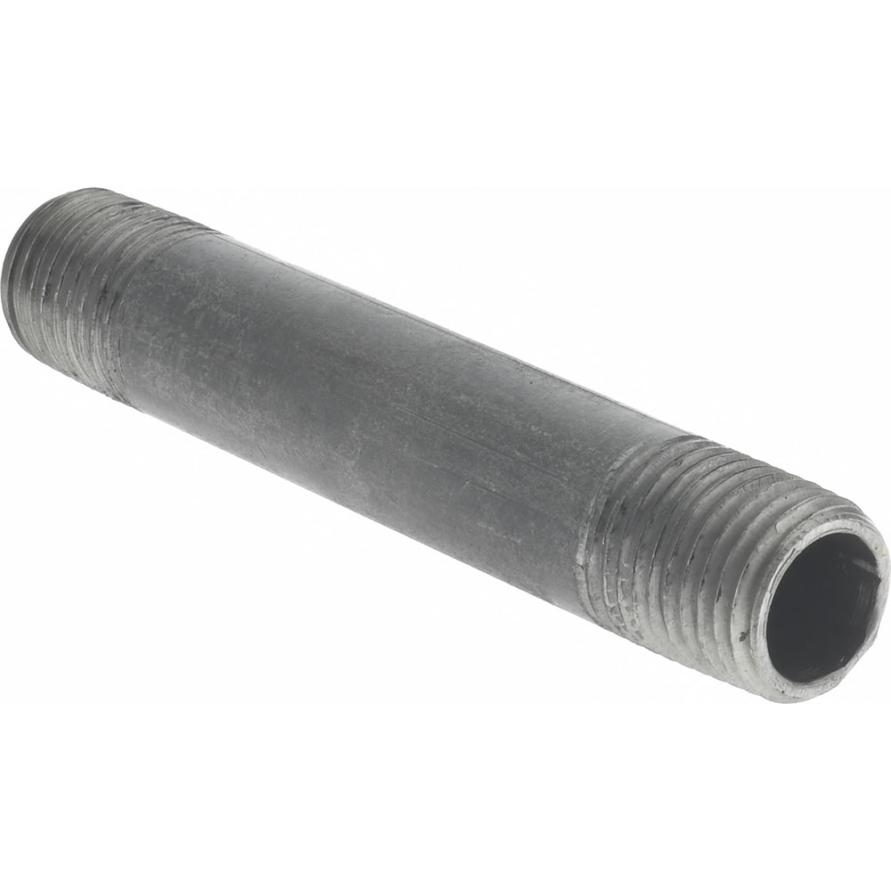Value Collection Black Pipe Nipple: 1/4" Dia x 3" Long, Schedule 40 - NB02030