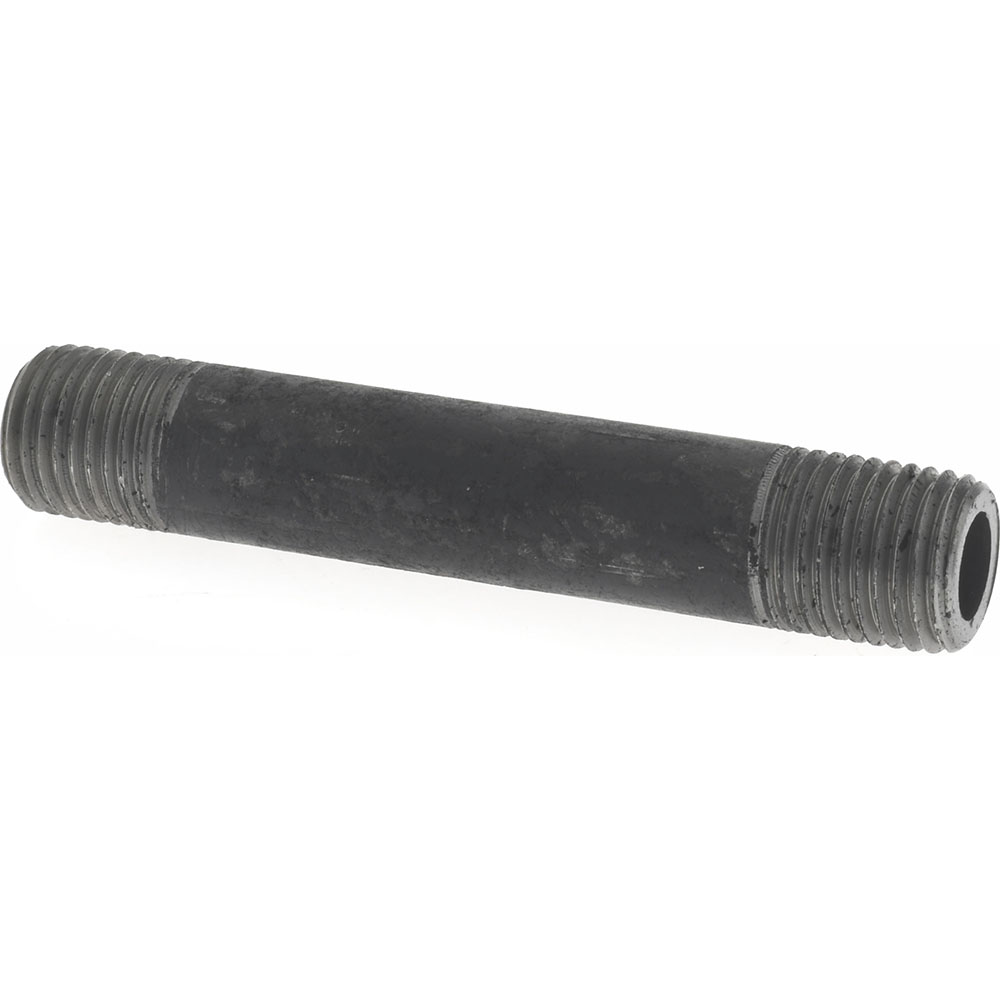 Value Collection Black Pipe Nipple: 1/4" Dia x 3" Long, Schedule 40 - NB02030