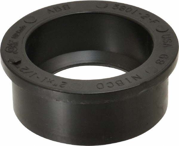 NIBCO Drain, Waste & Vent 90 deg; Street Elbow: 1-1/2" Fitting, Spig x Hub, Acrylonitrile Butadiene Styrene - I058050