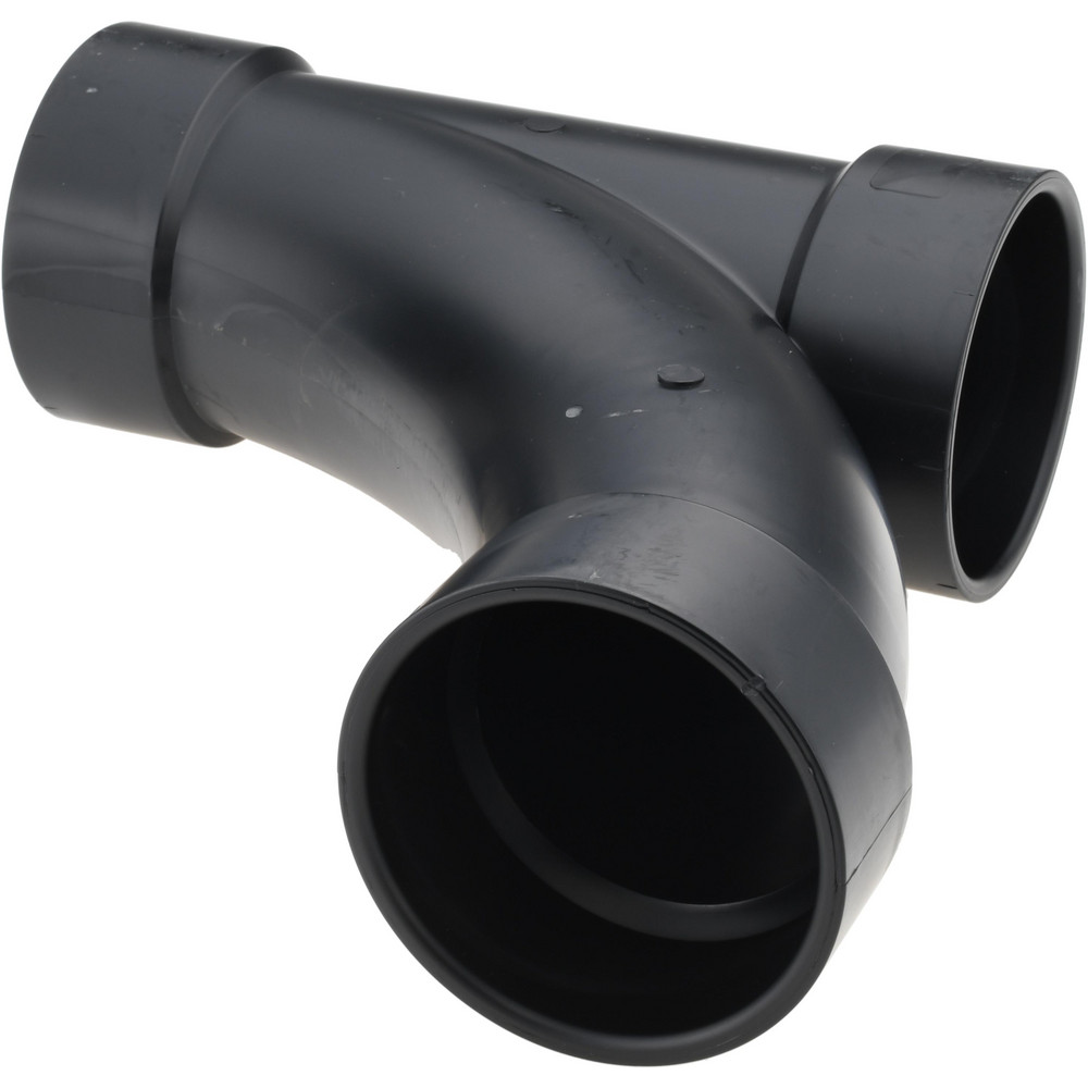 NIBCO Drain, Waste & Vent 90 deg; Street Elbow: 1-1/2" Fitting, Spig x Hub, Acrylonitrile Butadiene Styrene - I058050