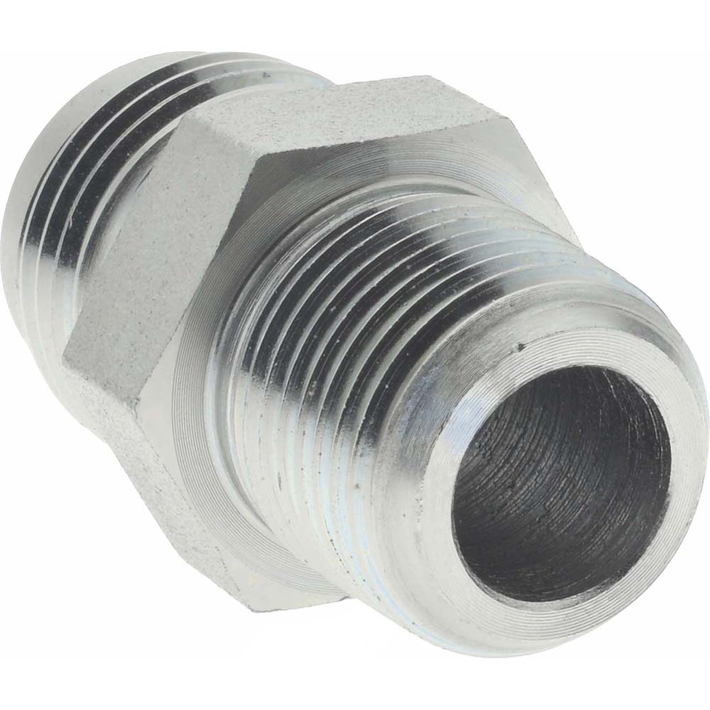 Eaton Steel Flared Tube Connector: 1/2" OD, 37 deg Flared Angle - 2021-6-8S